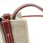 Chloé Woody Mini · Linen & Leather