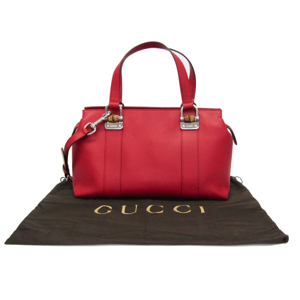Gucci Bamboo · Leather Shoulder Bag
