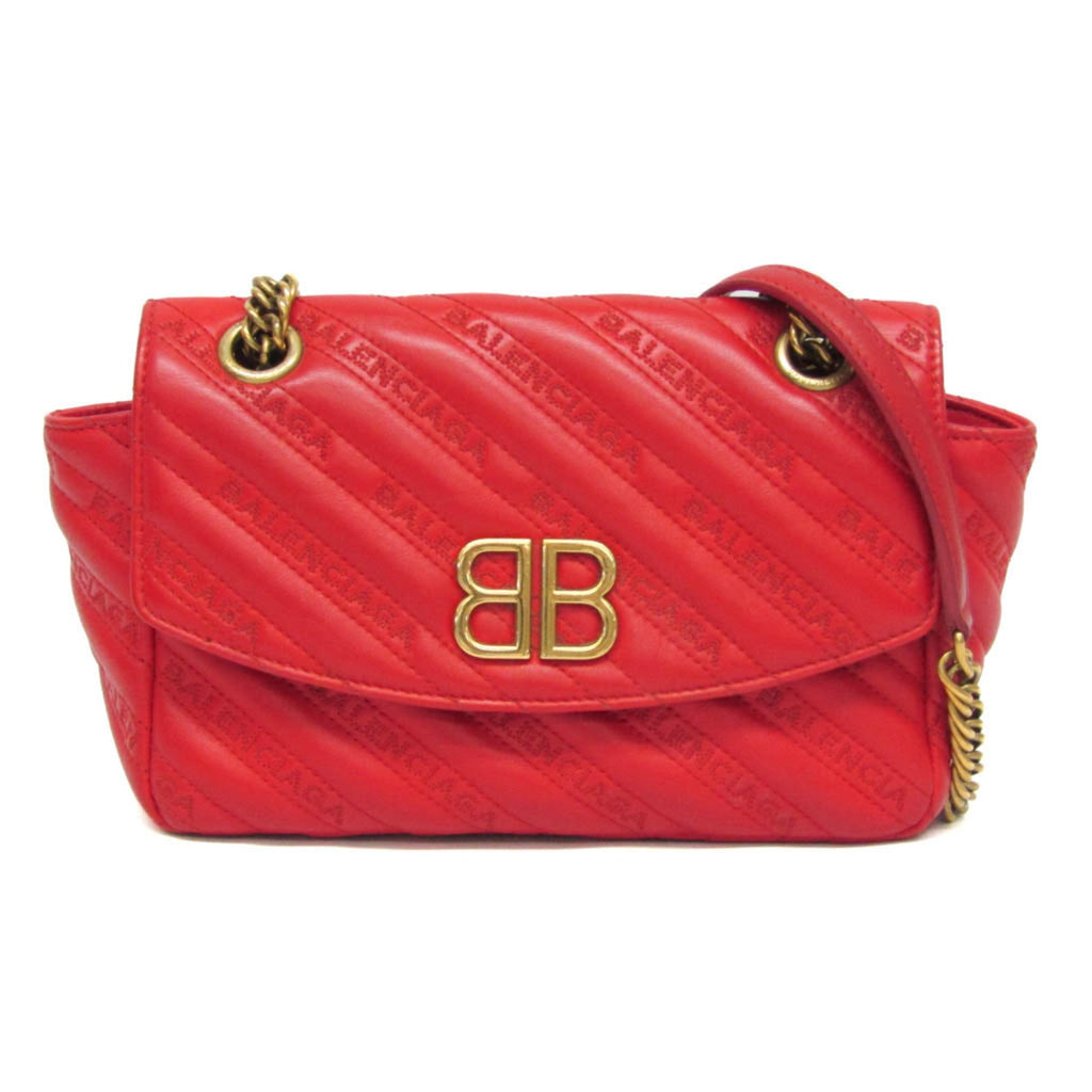 Balenciaga BB Logo · Leather Shoulder Bag