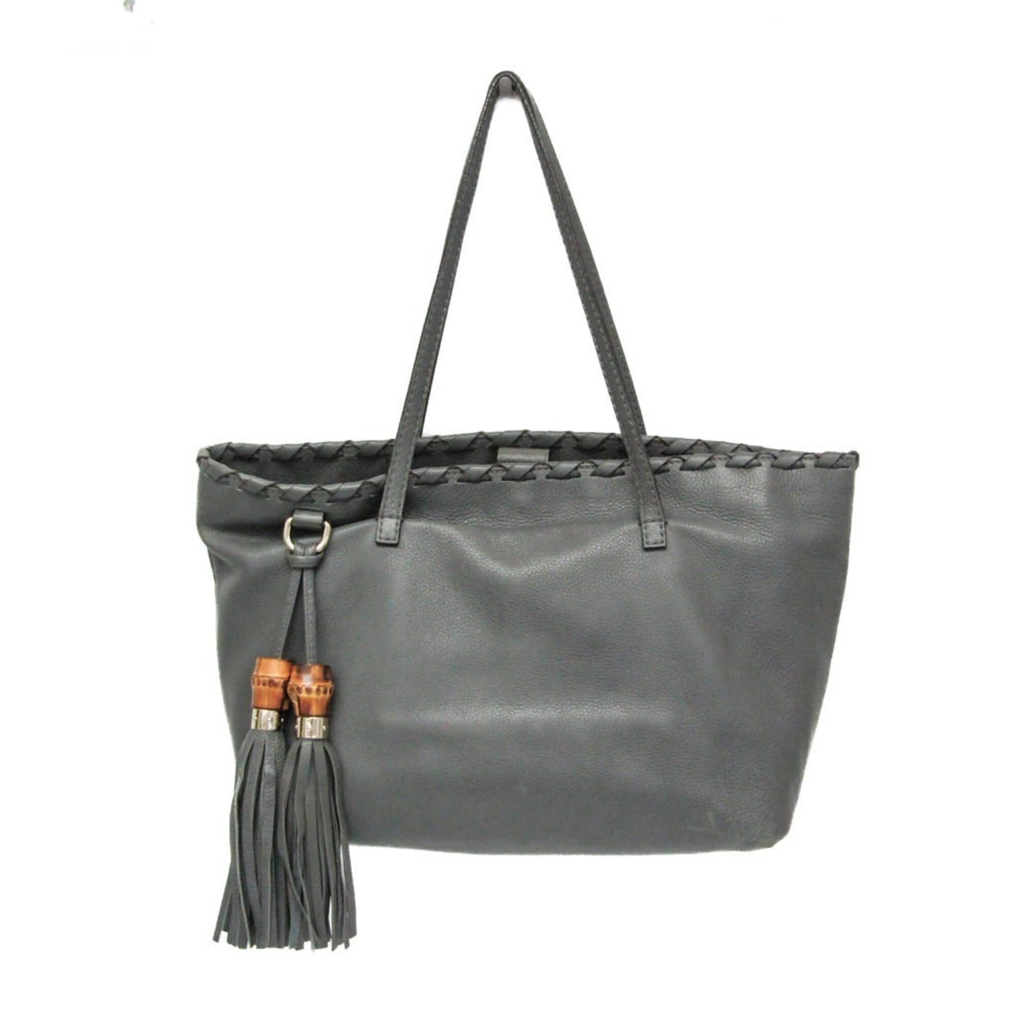 Gucci Bamboo Tassel · Leather Tote