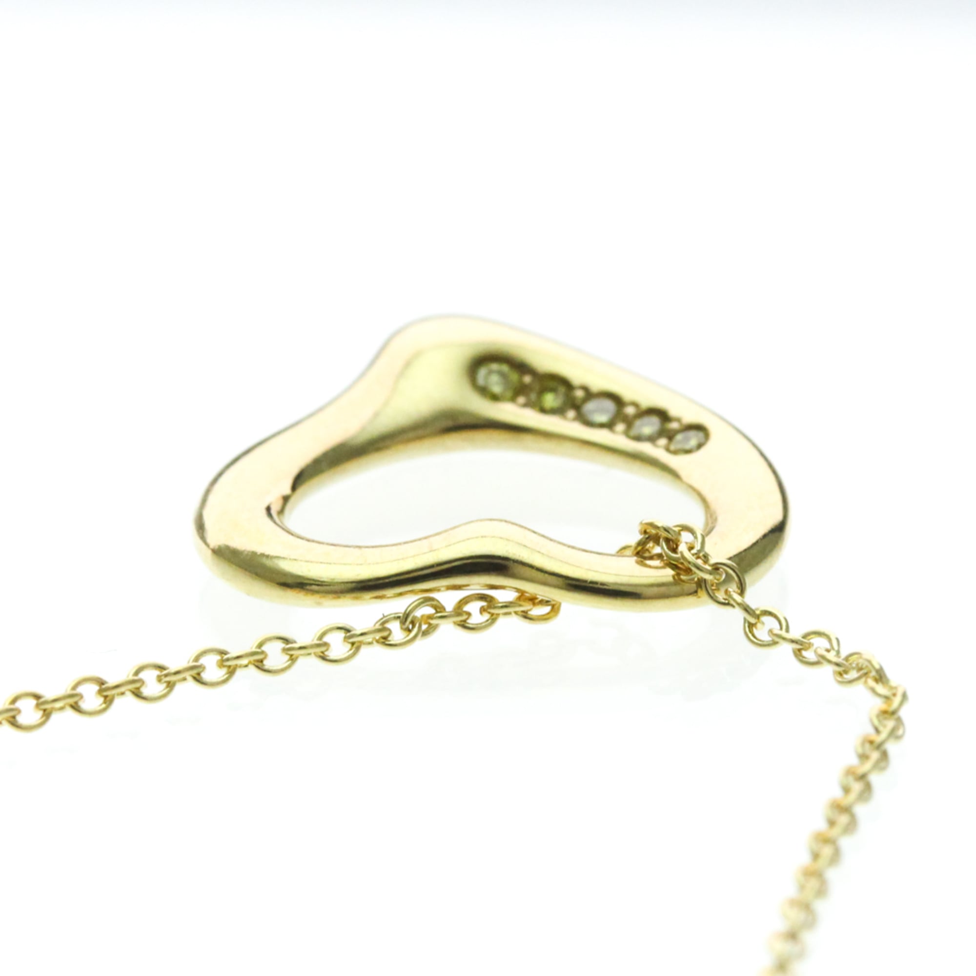 Tiffany Open Heart · 18K Yellow Gold · Diamond