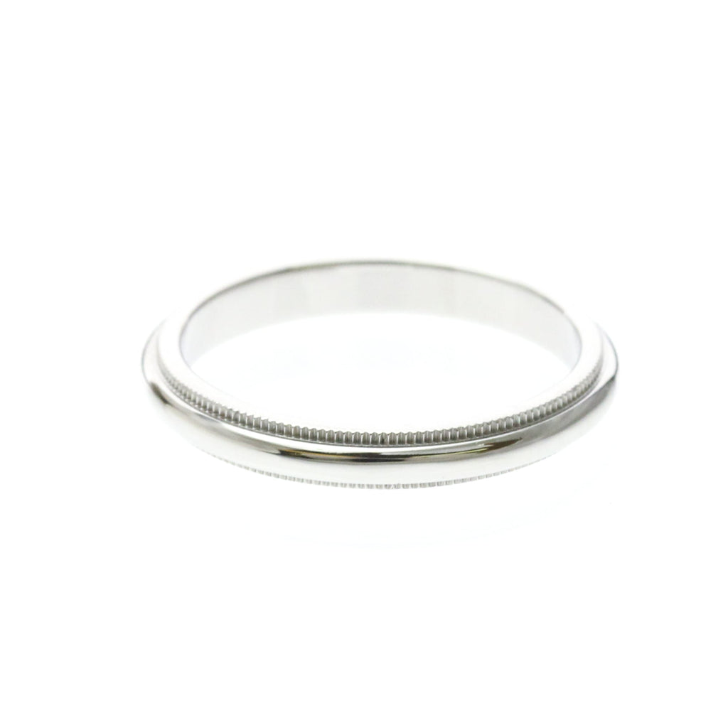 Tiffany Milgrain Band · Platinum