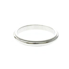 Tiffany Milgrain Band · Platinum