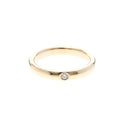 Tiffany Stacking Band · Diamond · Rose Gold