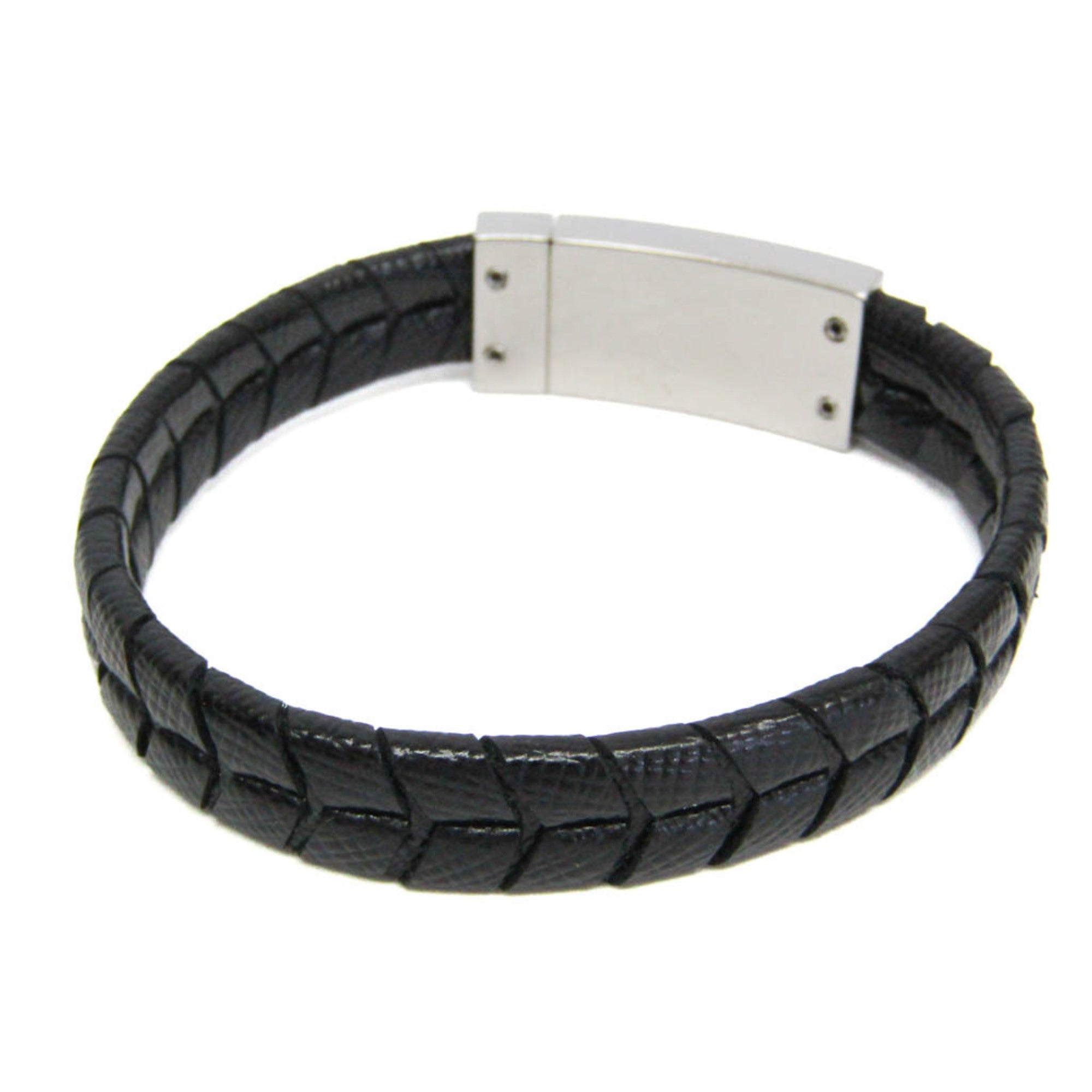 Prada Saffiano · Leather Bangle