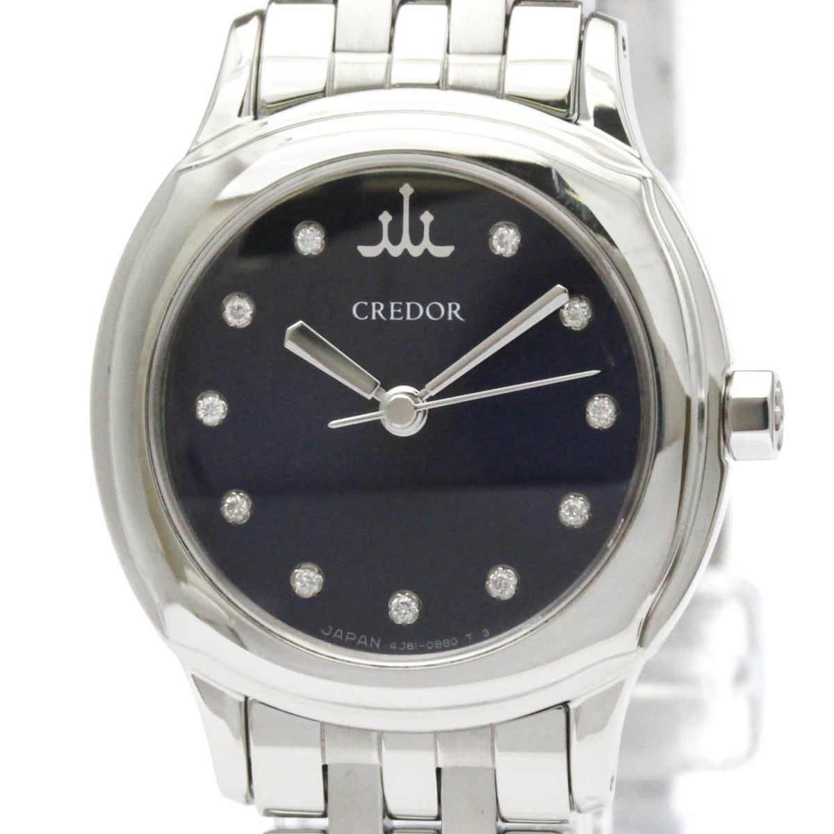 Seiko Credor · Diamond · Steel · Quartz