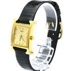 Hermès Heure H · Gold Plated · Leather