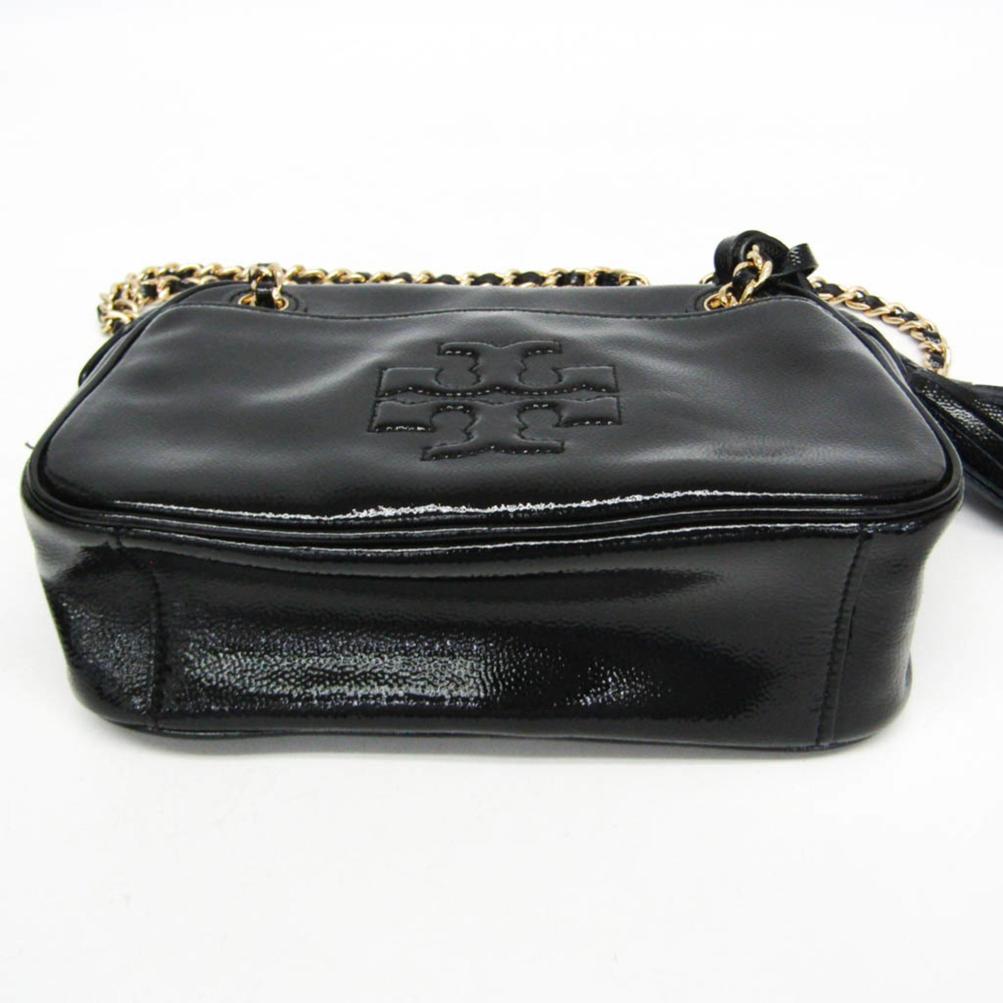 Tory Burch · Chain Shoulder · Enamel Leather