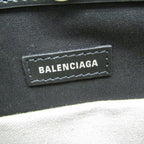 Balenciaga Navy Pochette · Canvas & Leather