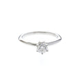 Tiffany Solitaire Diamond · 0.33ct · Platinum