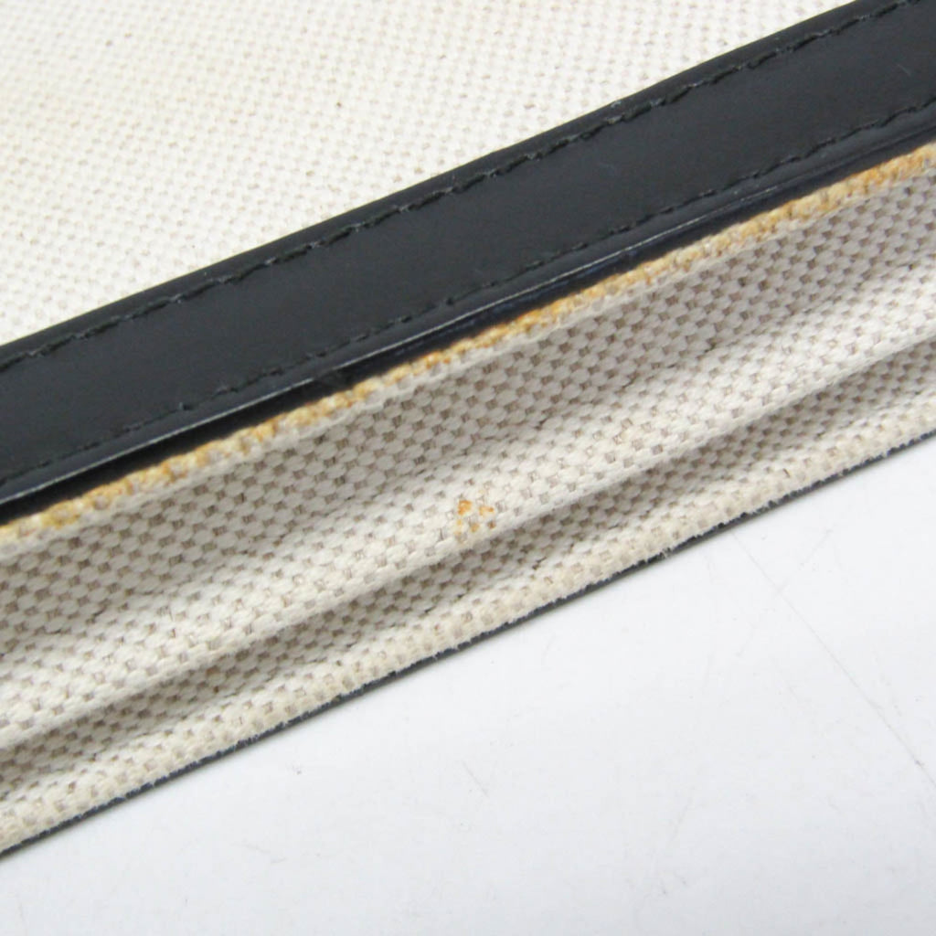 Balenciaga Navy Pochette · Canvas & Leather