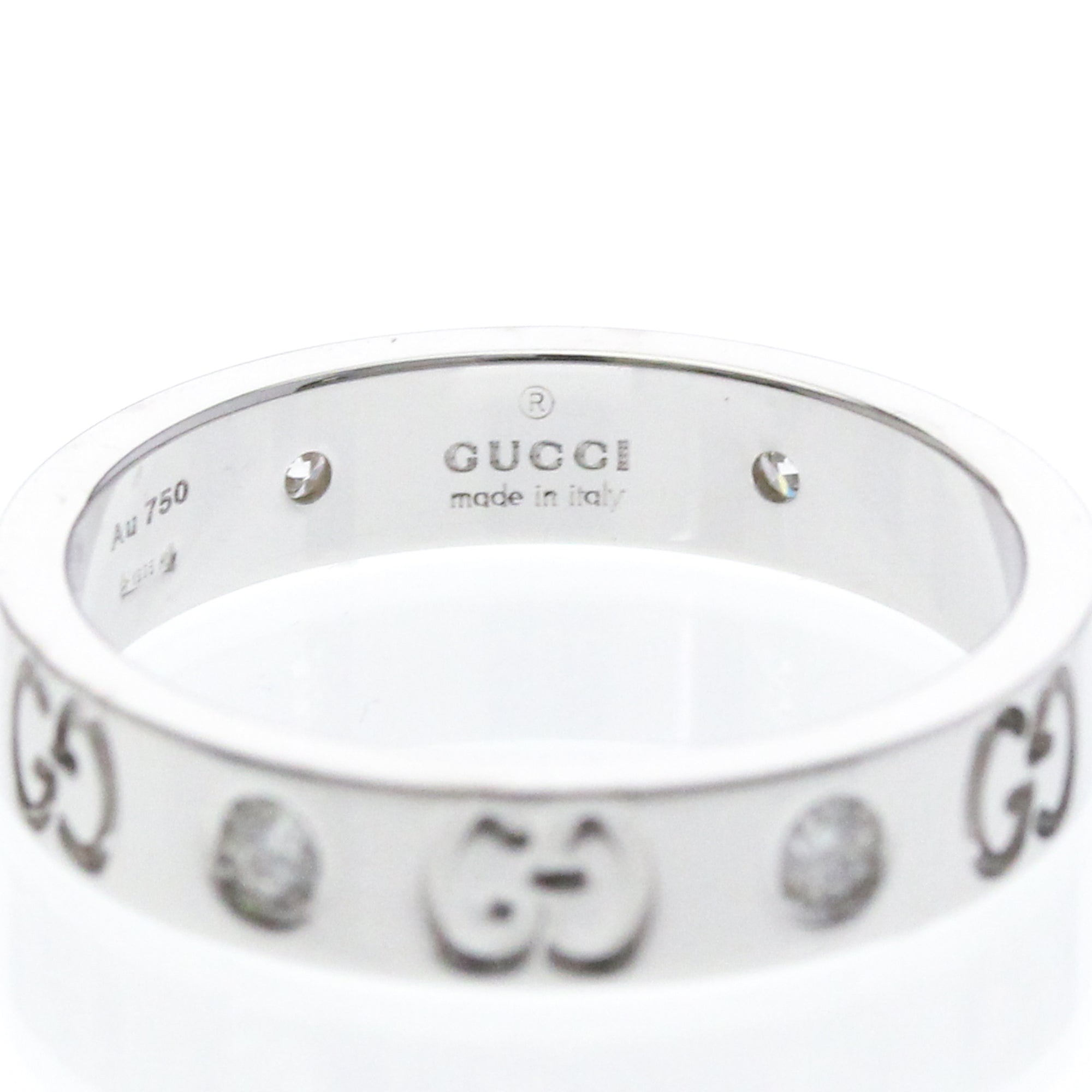Gucci Icon · Diamond · 18K White Gold