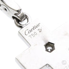 Cartier Cross · 18K White Gold · Diamond