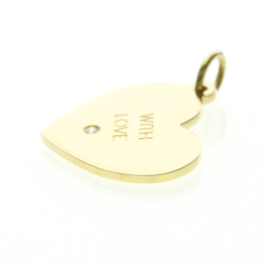 Tiffany Heart · Diamond · 18K Yellow Gold