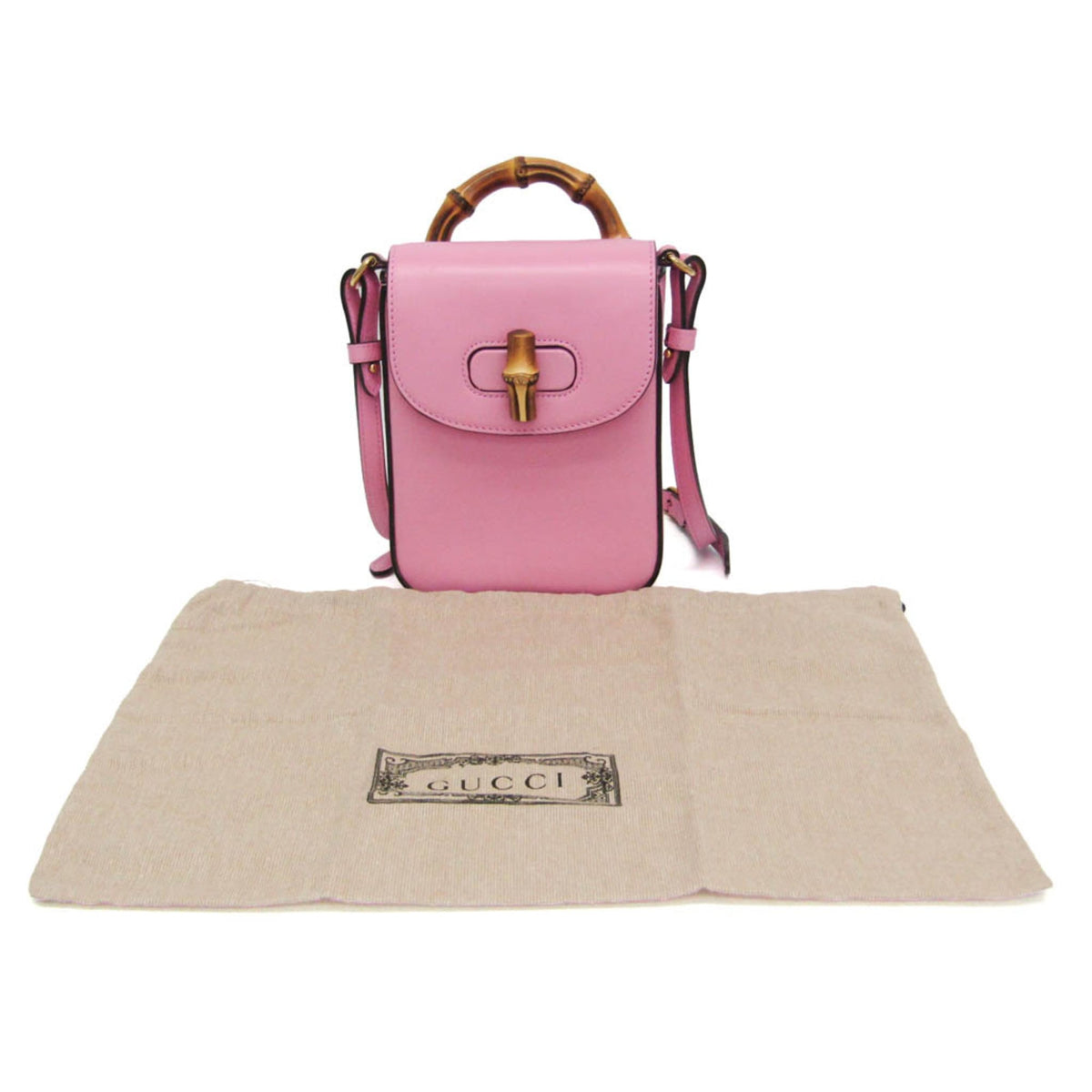 Gucci Bamboo · Leather Backpack