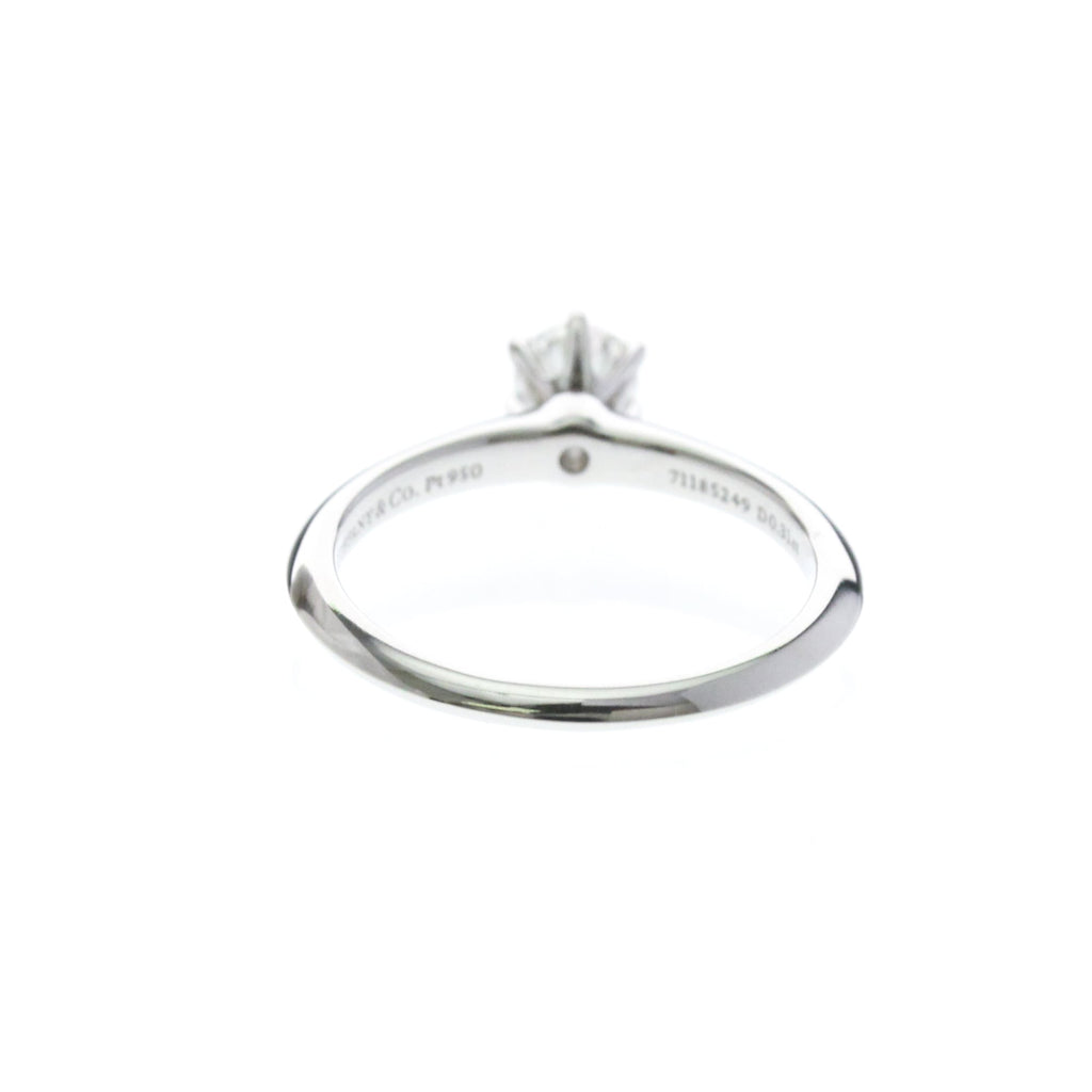 Tiffany Solitaire · 0.31ct Diamond · Platinum