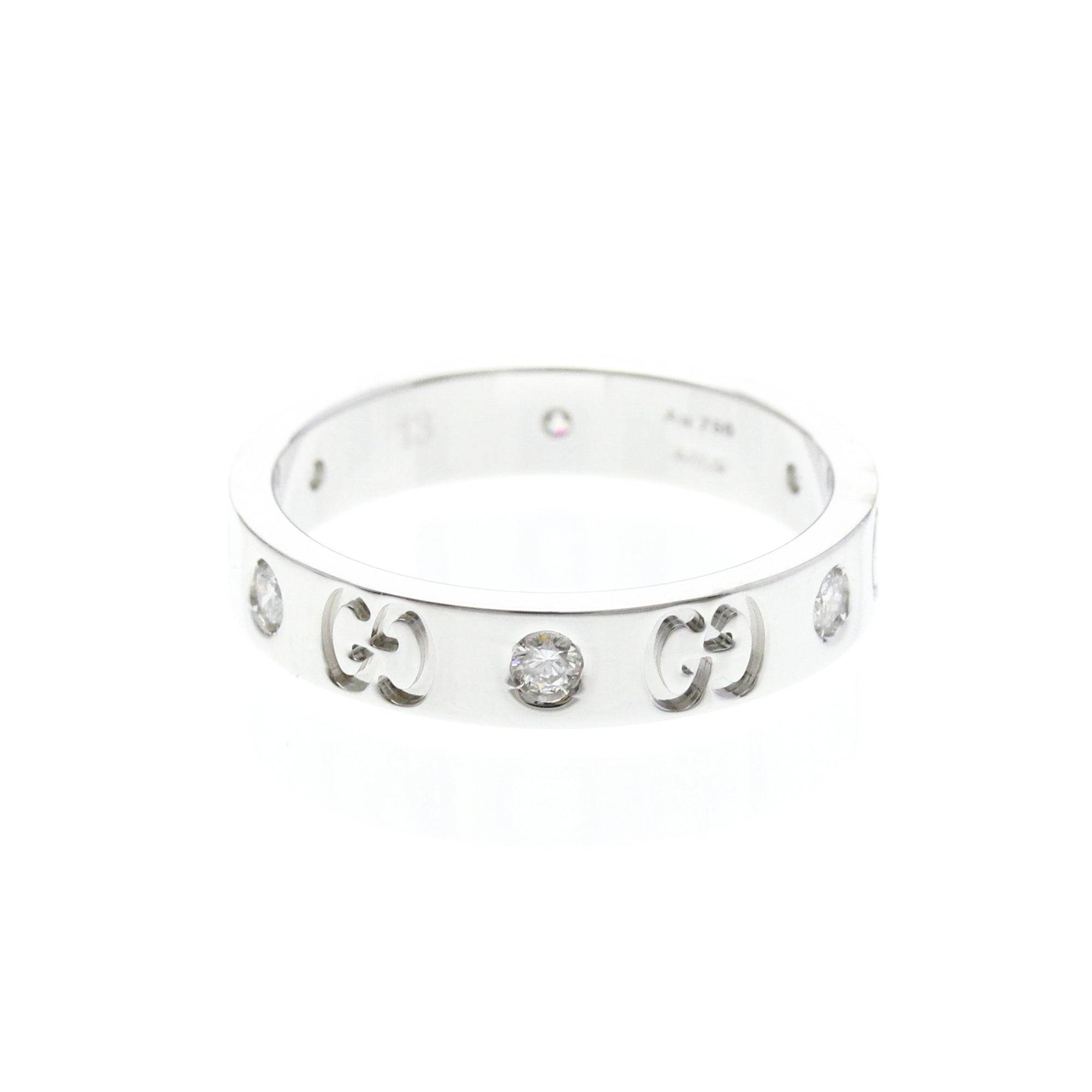 Gucci Icon · Diamond · 18K White Gold