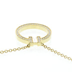 Tiffany T Circle · 18K Yellow Gold · Diamond