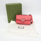 Gucci Double G · Leather Shoulder Bag