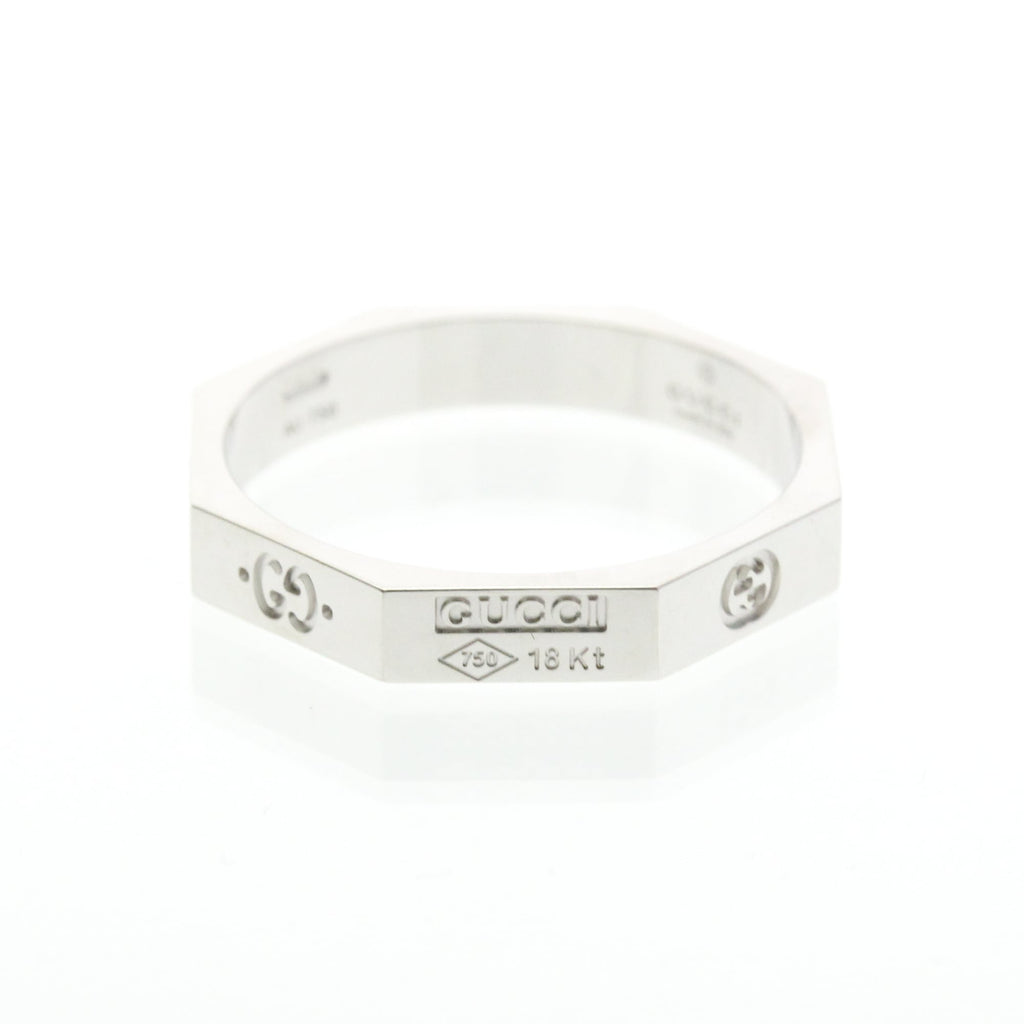 Gucci Octagonal Ring · 18K White Gold