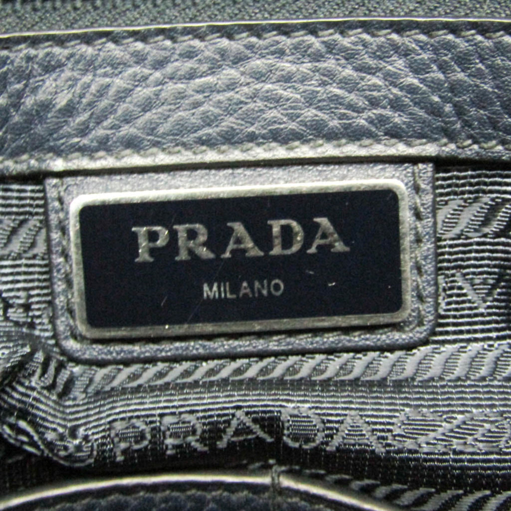Prada Leather Messenger · Push Lock
