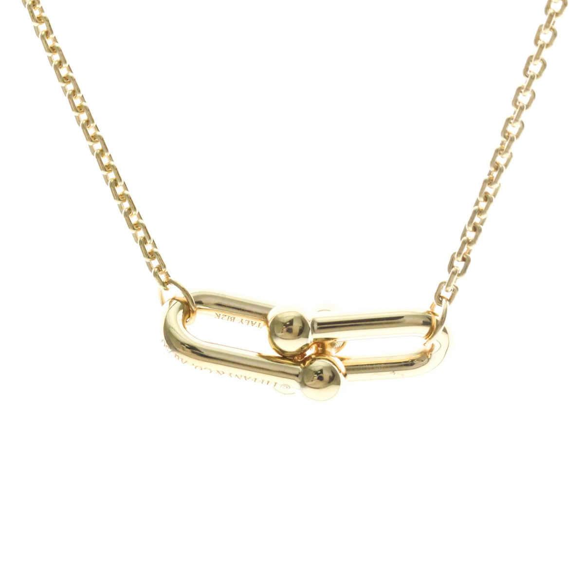 Tiffany Hardware Double Link · 18K Yellow Gold
