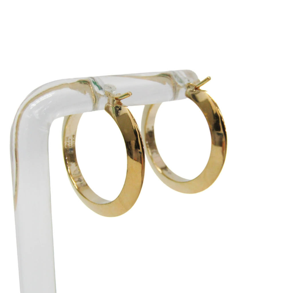 Bottega Veneta Essential · Silver Hoops