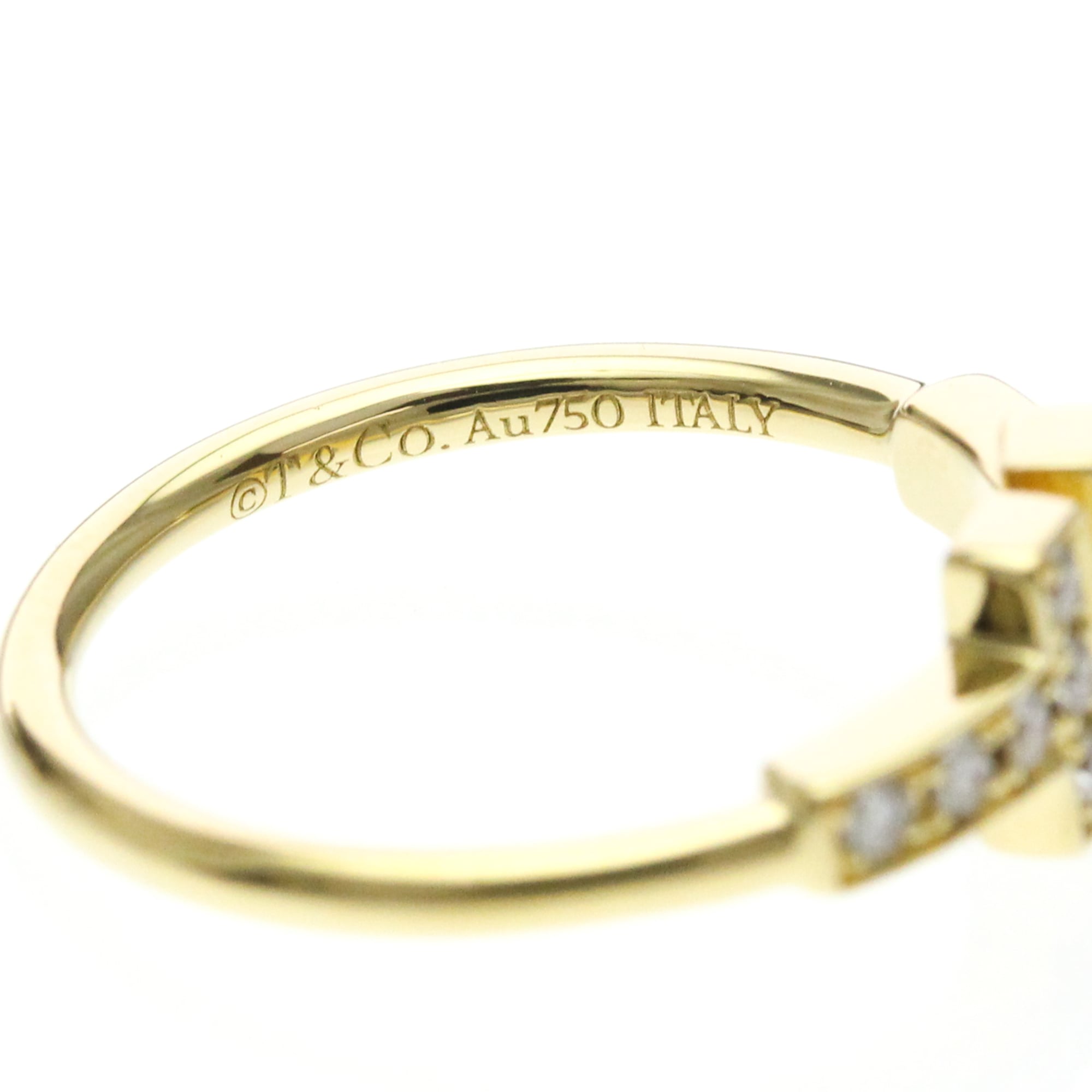 Tiffany T Wire · 18K Yellow Gold · Diamond