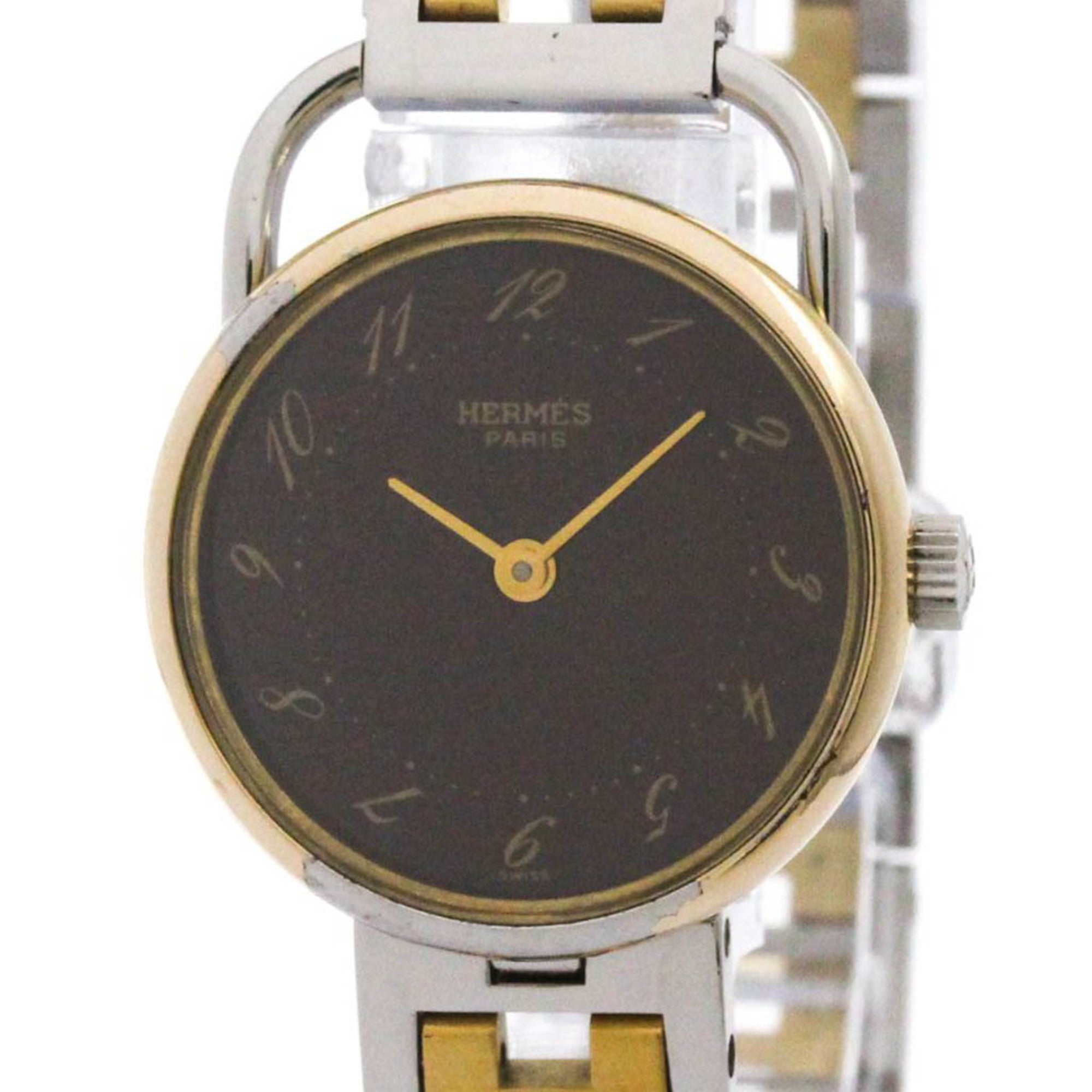 Hermès Arceau · Gold Plated Steel · Quartz