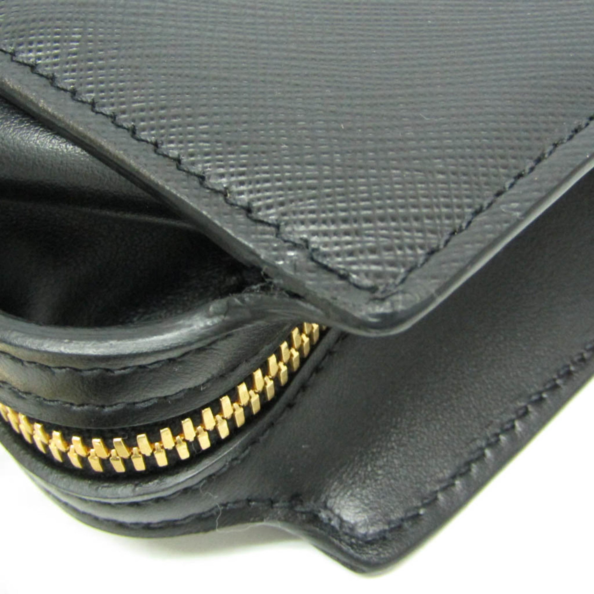 Prada · Leather Shoulder Bag