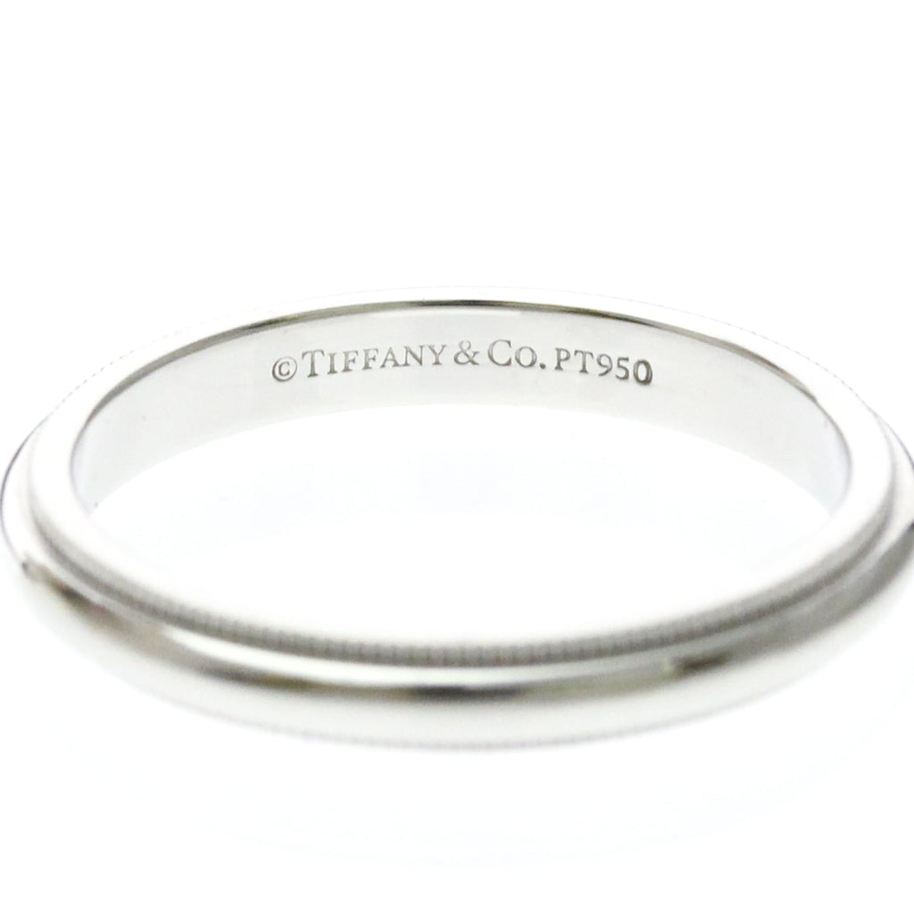 Tiffany Milgrain Band · Platinum