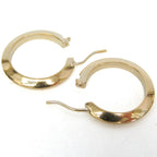 Bottega Veneta Essential · Silver Hoops