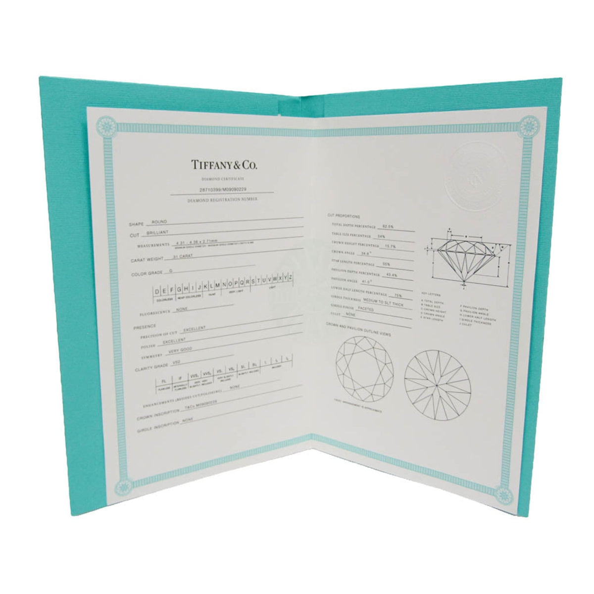 Tiffany Classic Solitaire · Platinum · Diamond