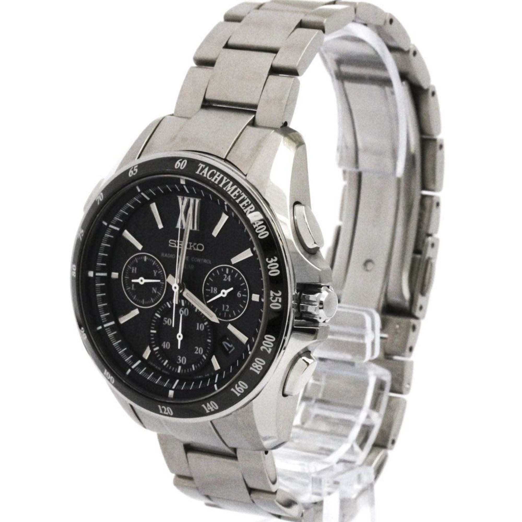 Seiko Brightz · Steel · Solar Chronograph