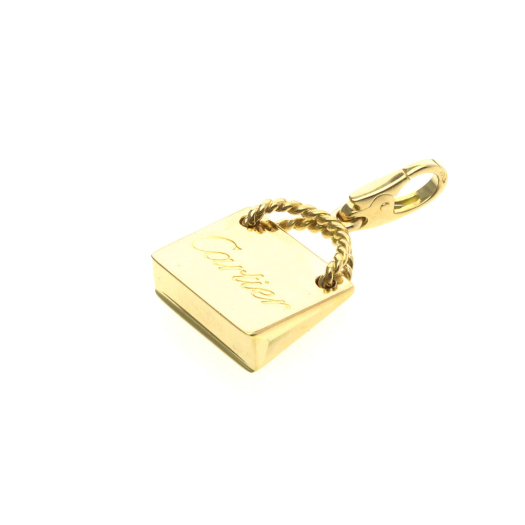 Cartier Shopping Bag Charm · Rose Gold