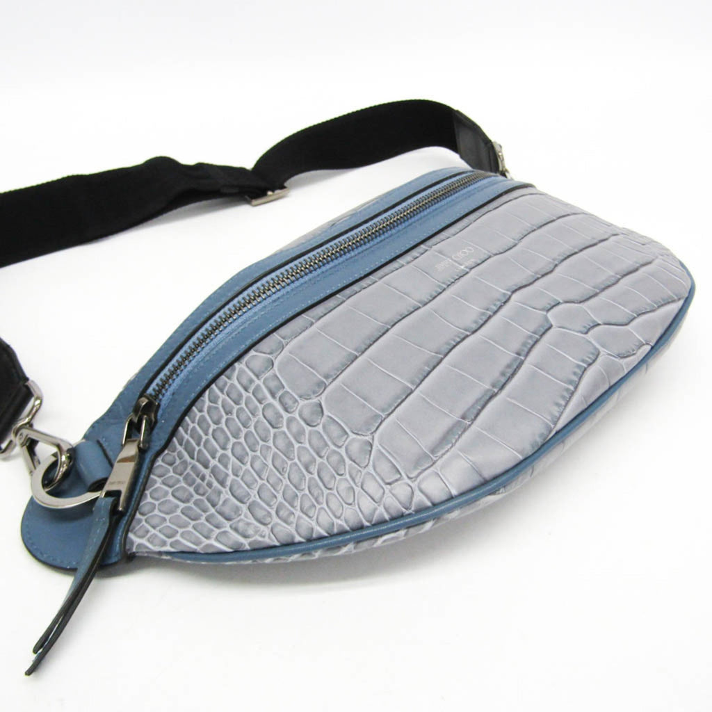 Jimmy Choo · Embossed Leather Belt Bag