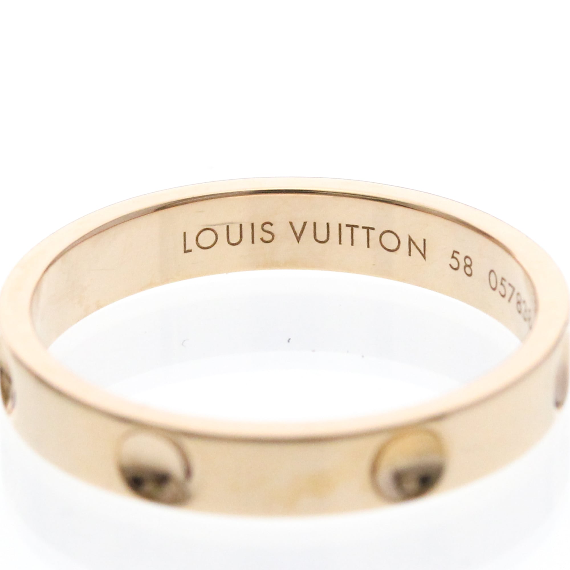 Louis Vuitton Petite Bague Empreinte · Rose Gold