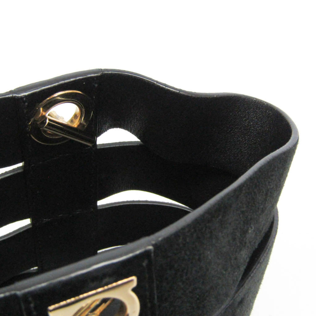 Salvatore Ferragamo Gancini · Suede Leather