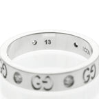 Gucci Icon · Diamond · 18K White Gold