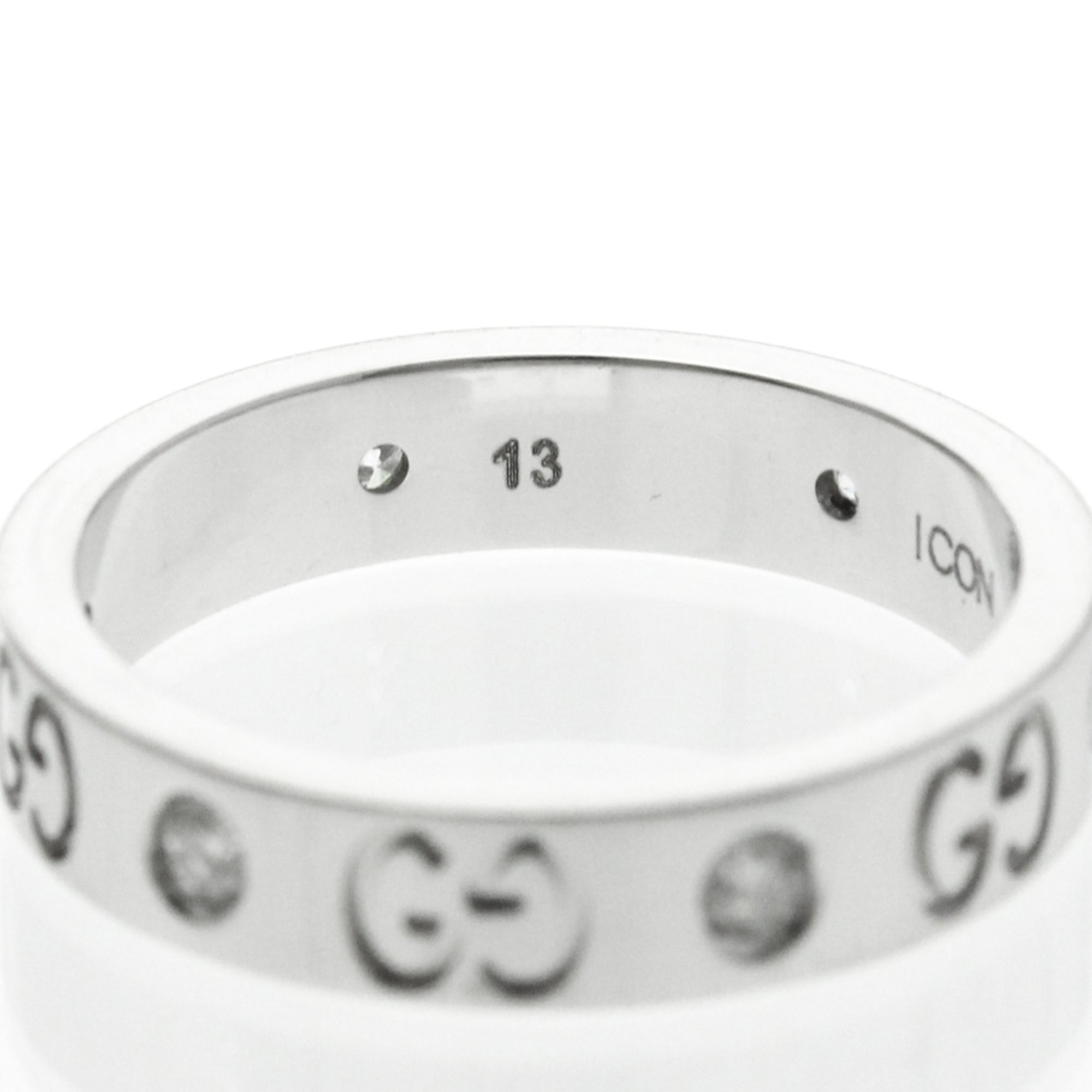 Gucci Icon · Diamond · 18K White Gold