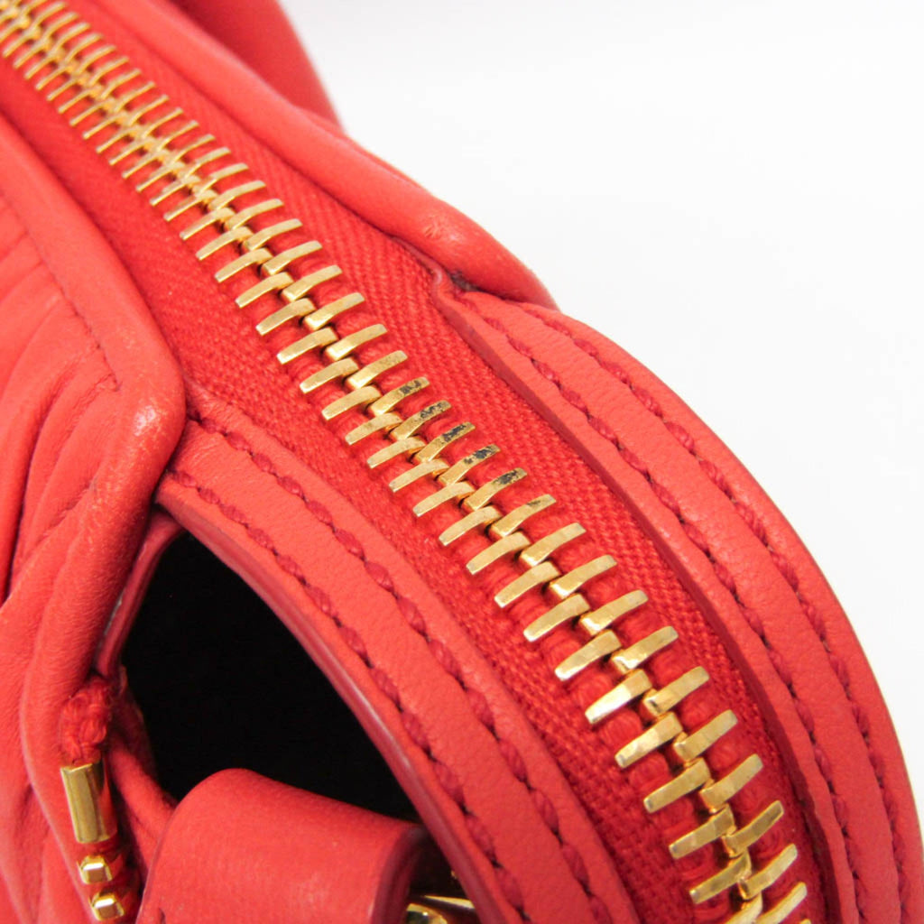 Miu Miu Matelassé · Leather