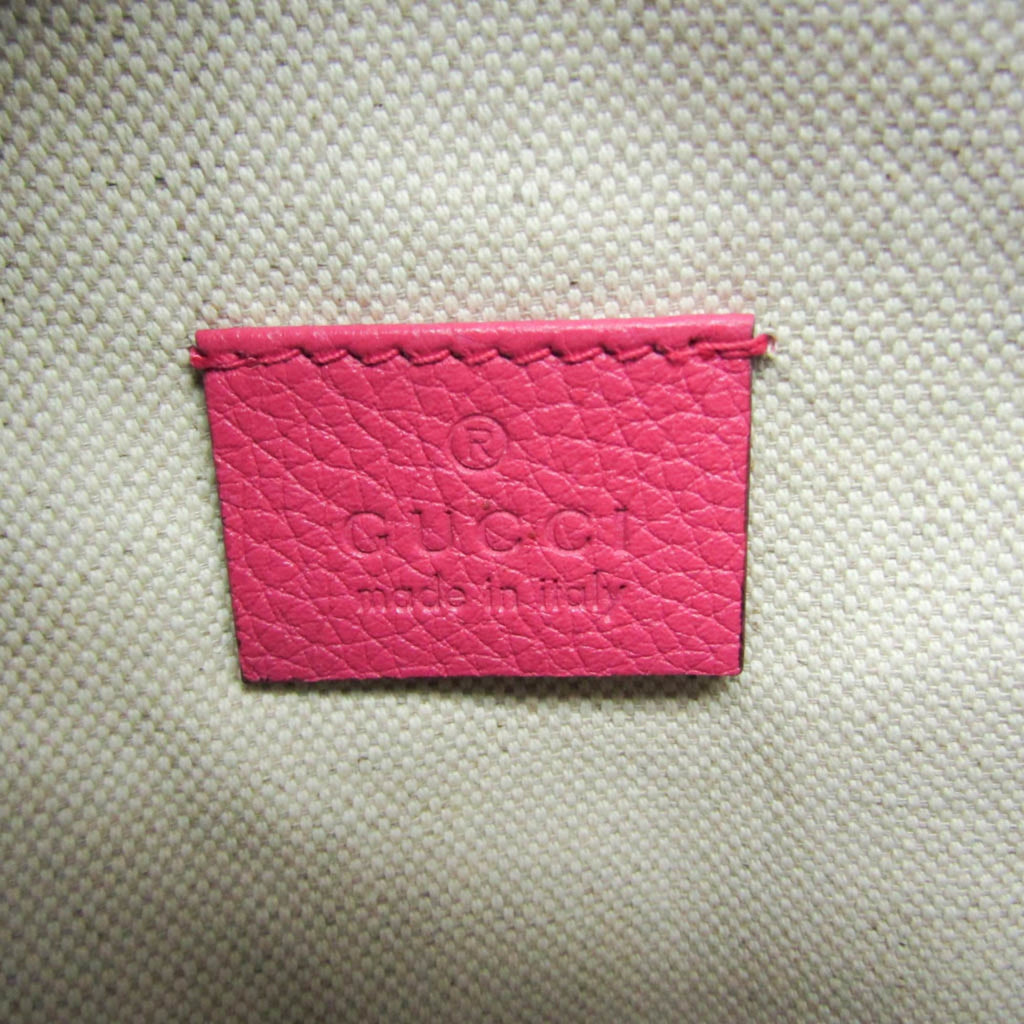 Gucci Logo Print · Leather Belt Bag