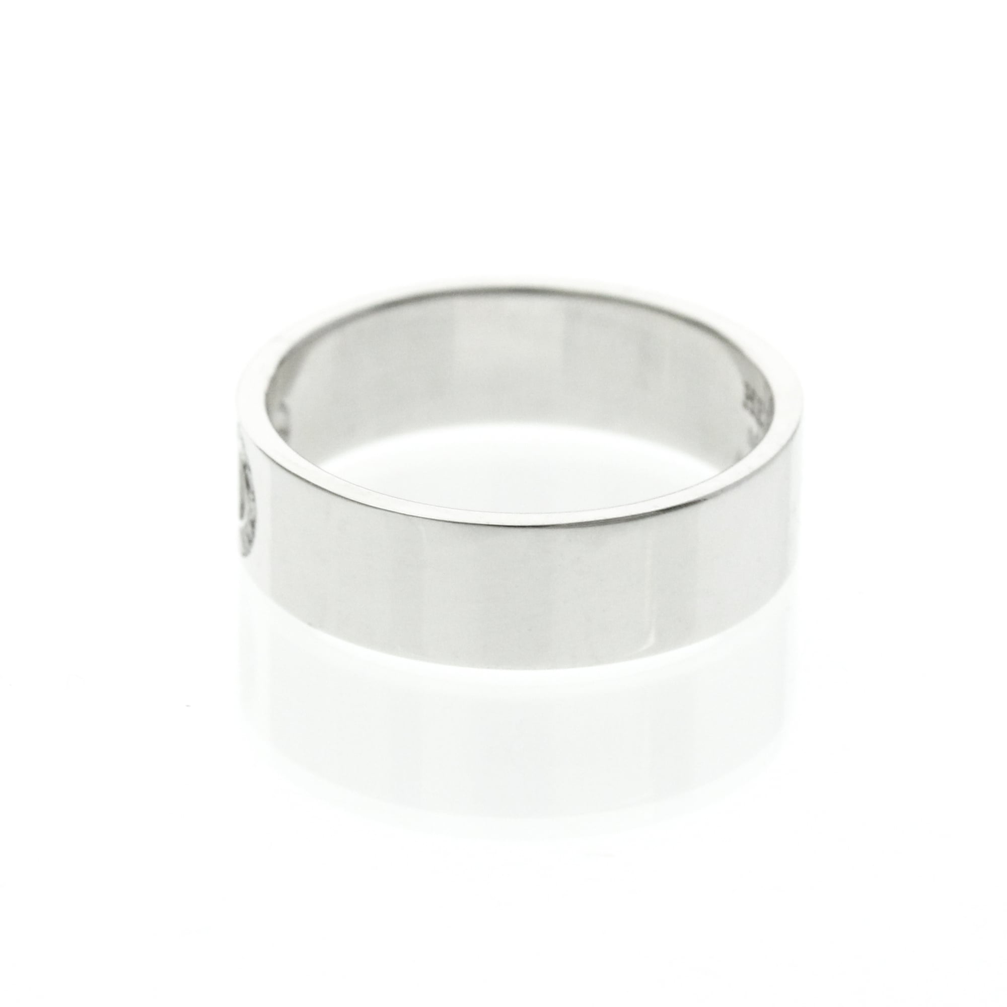 Hermès H d'Ancre · 18K White Gold · Diamond