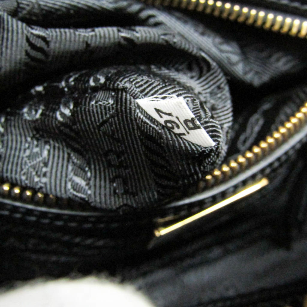 Prada Logo Jacquard · Leather