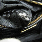 Prada Logo Jacquard · Leather