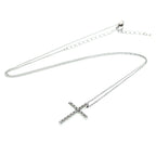 Star Jewelry Diamond Cross · 18K White Gold
