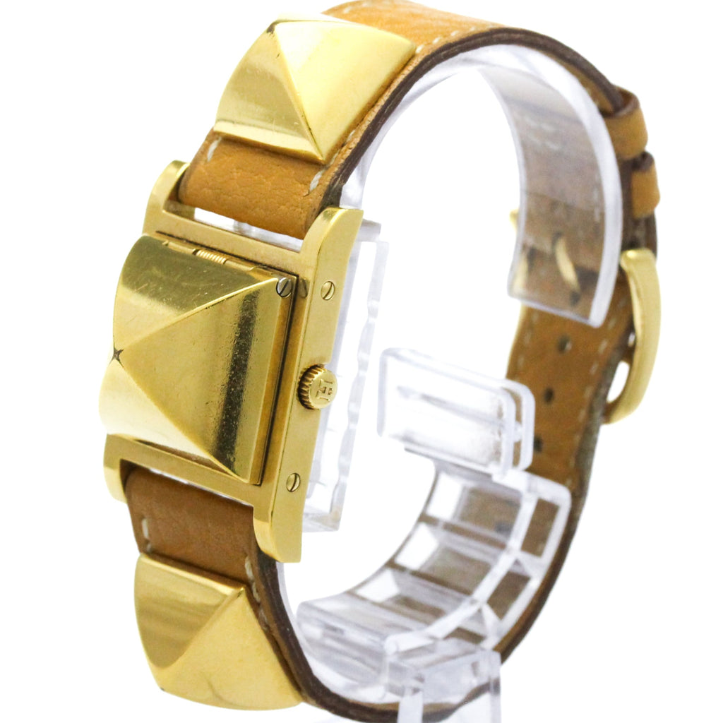 Hermès Medor · Gold Plated · Quartz