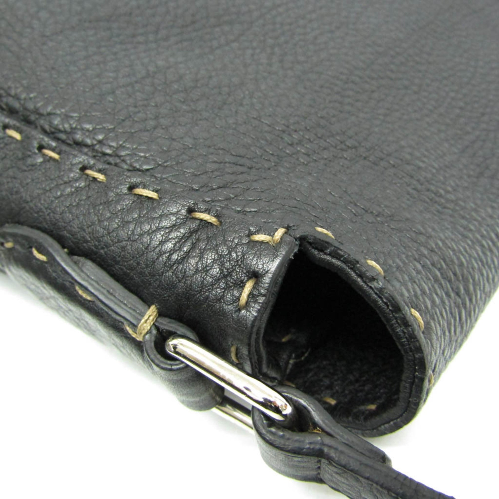 Fendi Selleria · Leather Messenger