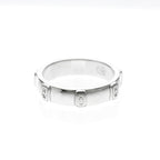 Harry Winston HW Logo · Diamond · 18K White Gold