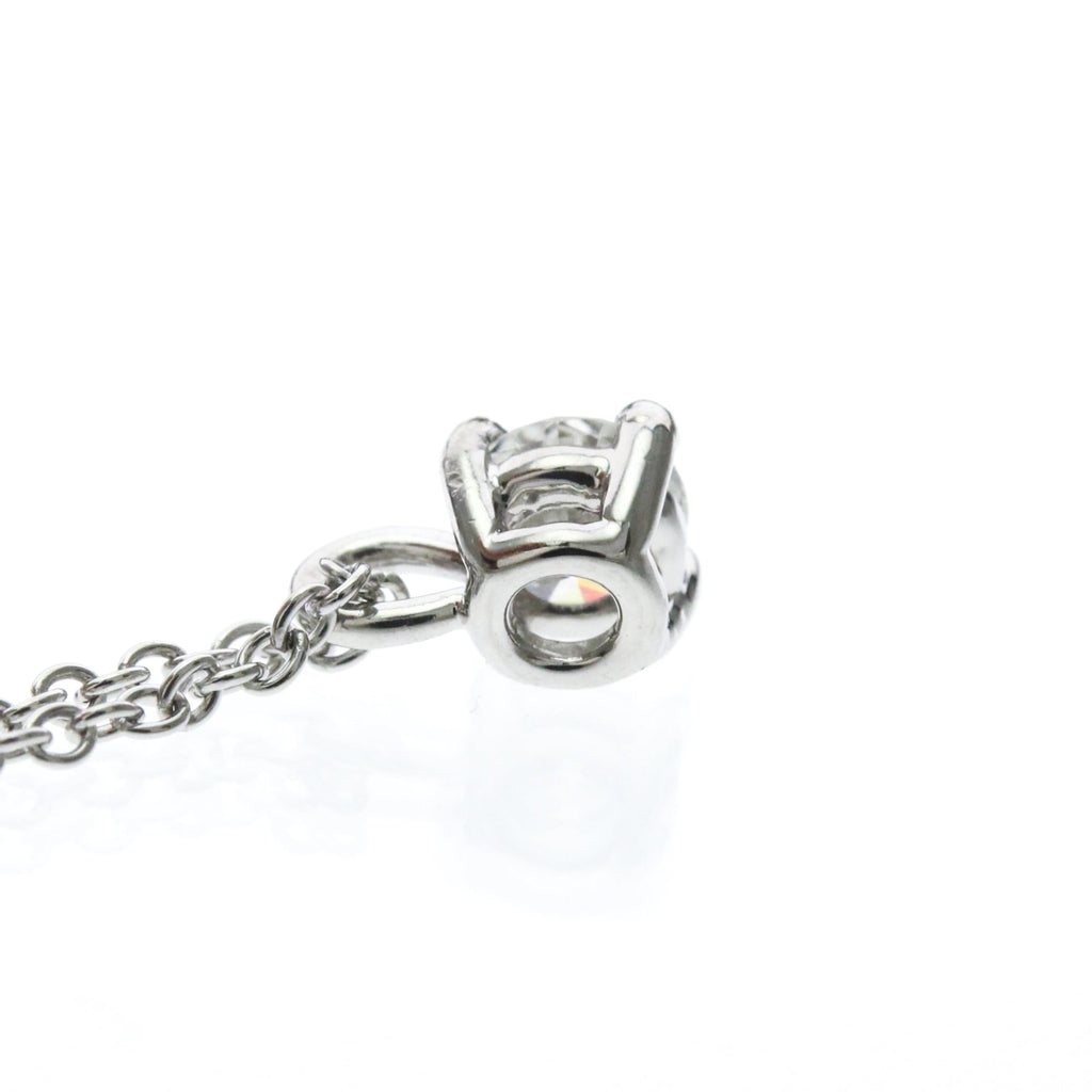 Tiffany Solitaire Diamond · Platinum Necklace